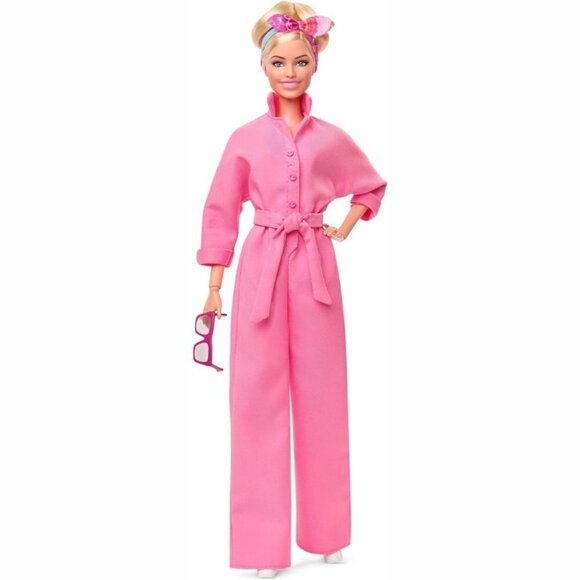 Mattel Pink Margot Robbie as‎ Barbie the Movie Power Jumpsuit Collectible Doll - Picture 2 of 8